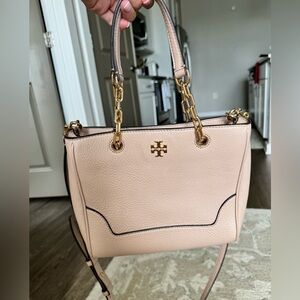 Tory Burch crossbody bag. Short handles or crossbody strap.